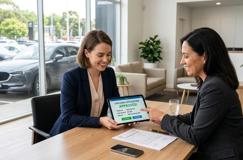 DriveWise advisor meeting with a borrower